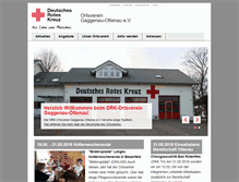 Tablet Screenshot of drk-ottenau.de